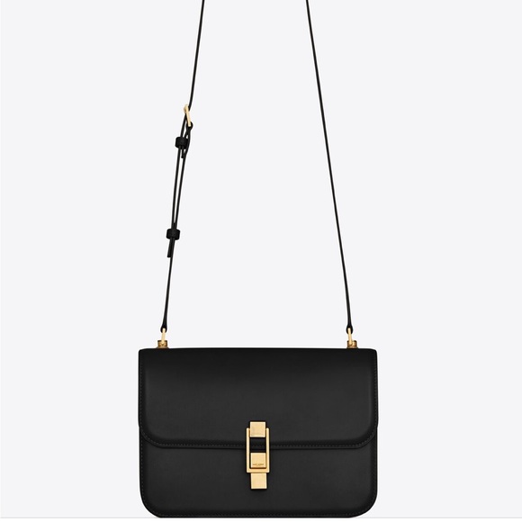 Yves Saint Laurent LE CARRÉ SATCHEL SAINT LAURENT LEATHER with dust bag - Picture 4 of 11